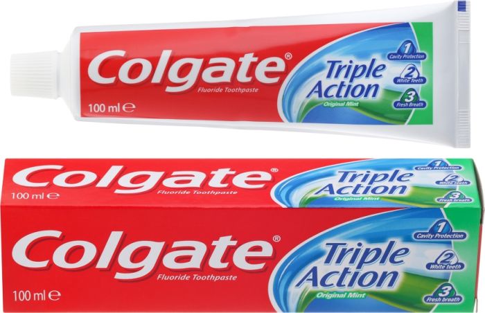 Зубная паста Colgate тройного действия 100 ml