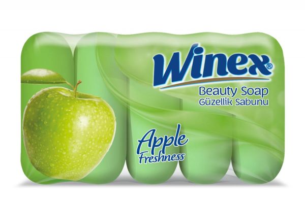 Мыло туалетное Winex Ecopack  Apple 5x55 gr.