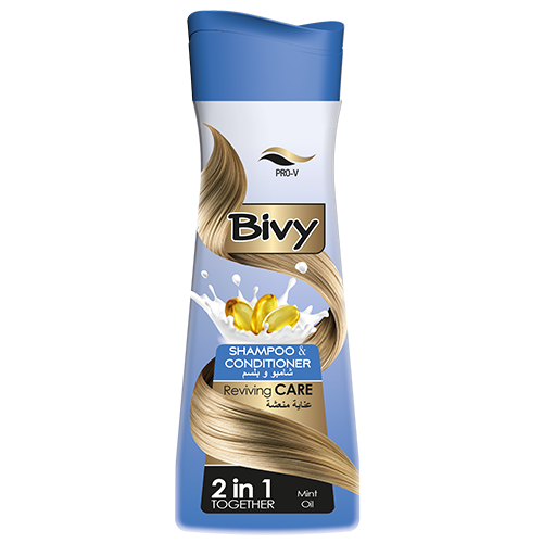 Шампунь-кондиционер для волос Bivy 2in1 Mint oil 600ml