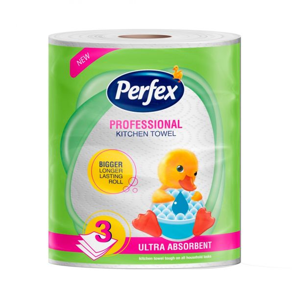 Бумажные полотенца Perfex Proffesional 3 слоя 