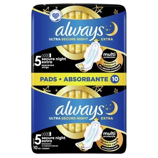 Absorbante Always Ultra Night Ex.duo 10
