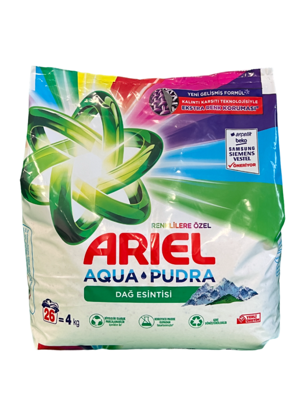 Стиральный порошок Ariel Aqua Pudra 4 kg Еxspert для цветного белья 