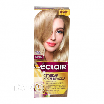 Крем-краска для волос ECLAIR ''OMEGA 9'' N 7.06  Ракушка
