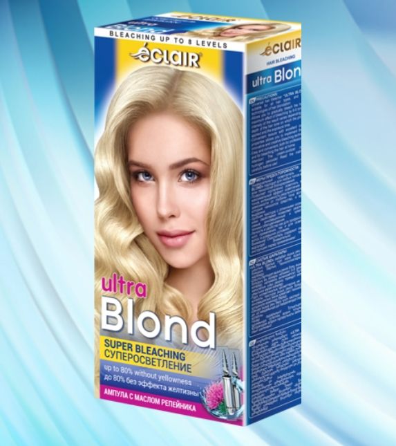 Осветлитель для волос Eclair Ultra Blond с репейным маслом