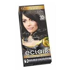 Стойкая крем-краска для волос ECLAIR ''3 D'' N 7,1 Орехово пепельный