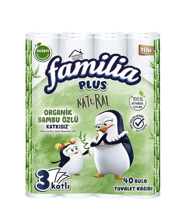 Туалетная бумага Familia 3 слоя (40 шт)